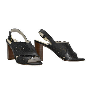 A5 NEW COLE HAAN W10289 Indra Floral Laser Cut Leather Sandal Shoes Size 9.5 B